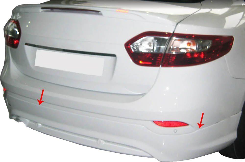 Renault Fluence Uyumlu Sm3 Arka Tampon Altı (Sensörsüz Md) Fiber 