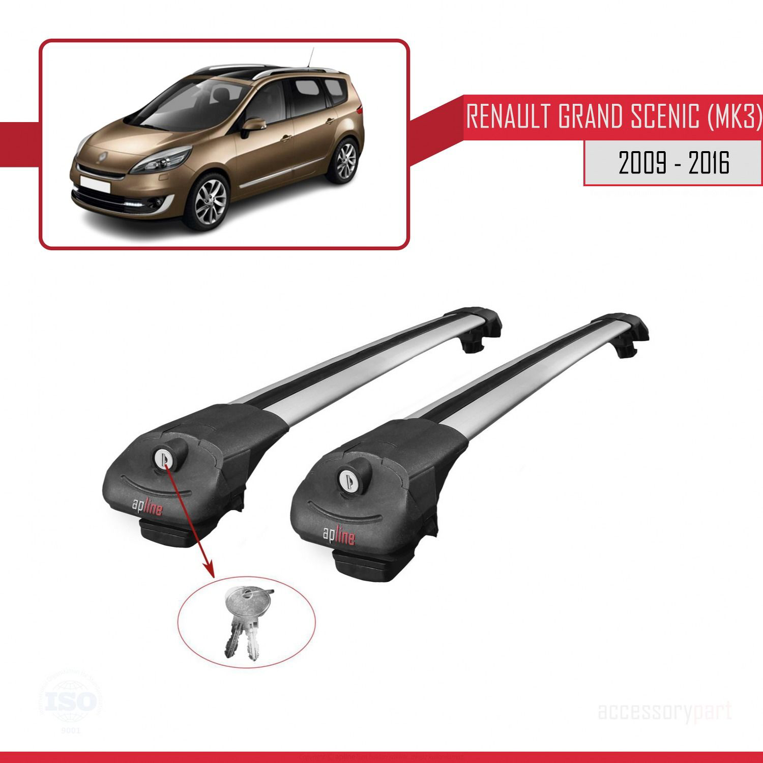 Renault Grand Scenic (Mk3) 2009-2016 Arası ile uyumlu ACE-1 Ara A