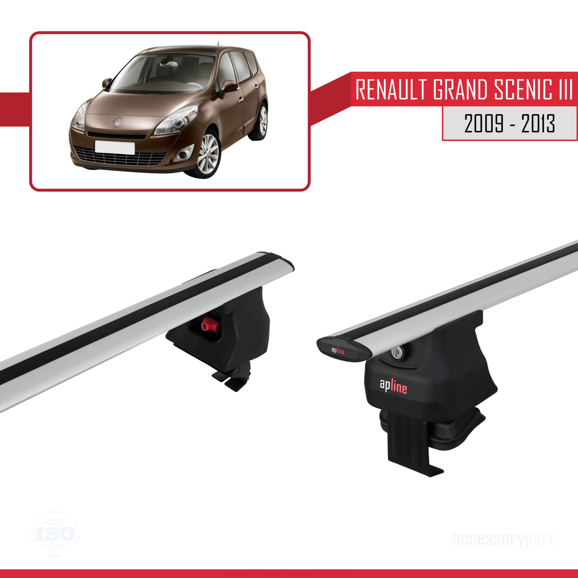 Renault Grand Scenic III  2009-2013 Arası ile uyumlu ACE-4 Ara At