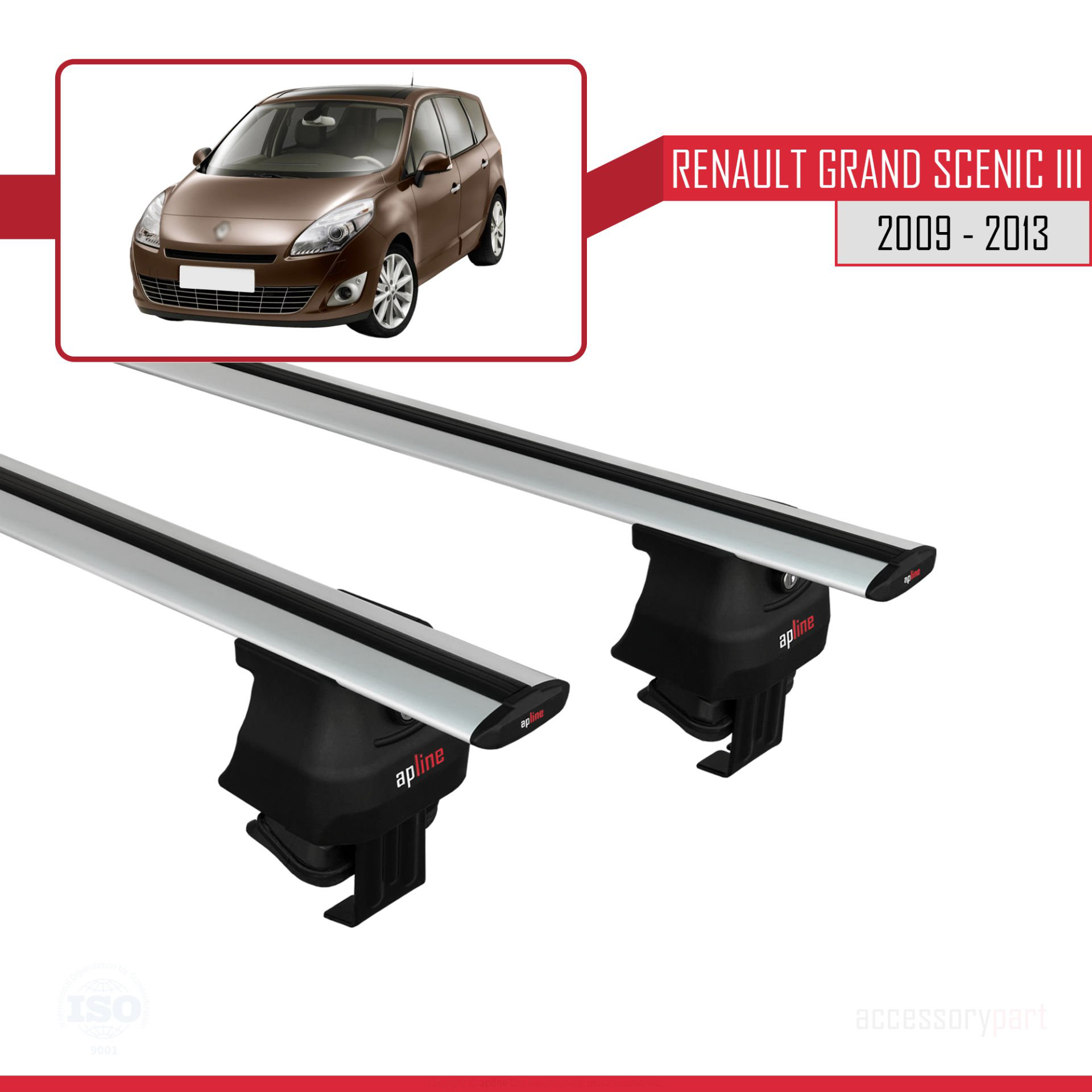 Renault Grand Scenic III  2009-2013 Arası ile uyumlu ACE-4 Ara At