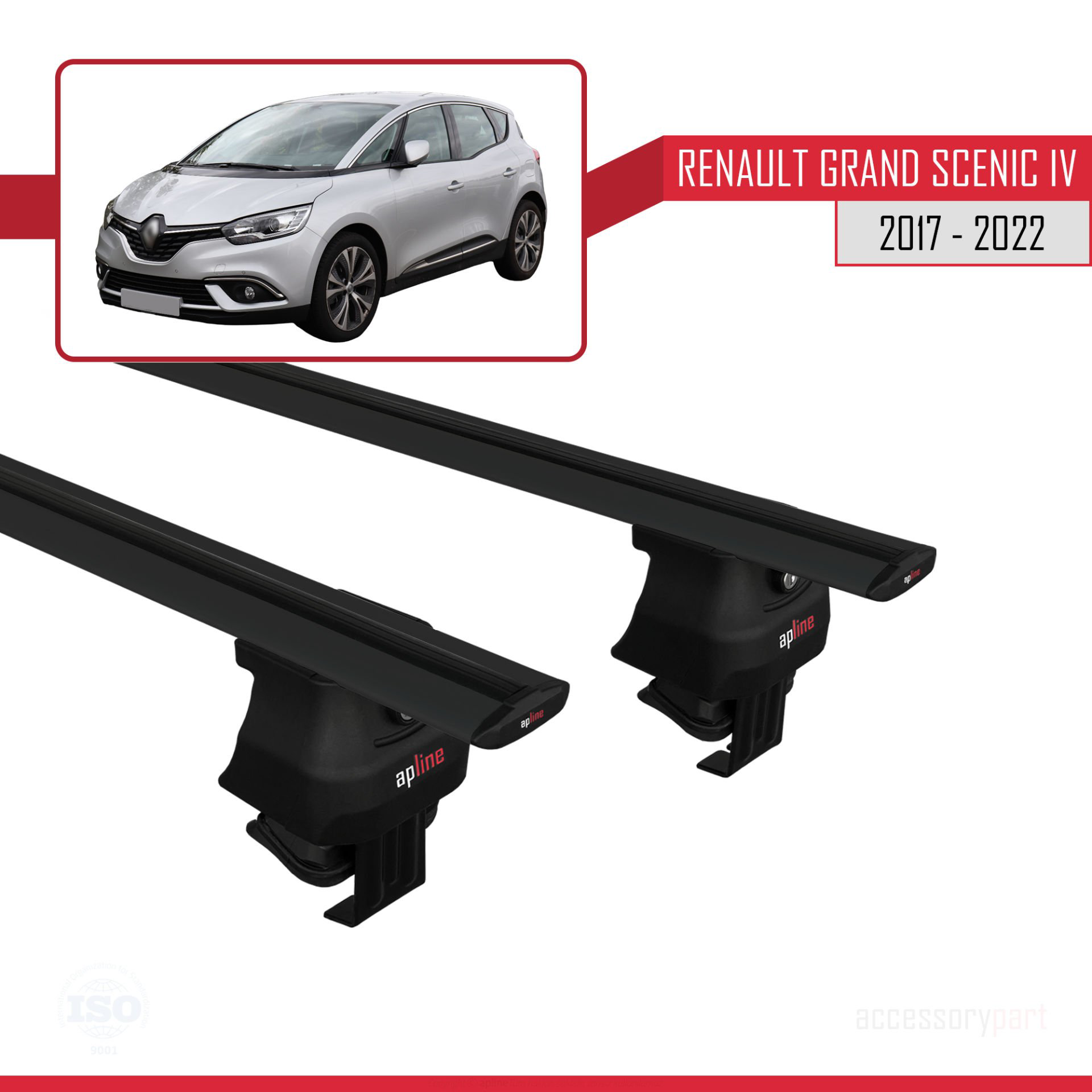 Renault Grand Scenic IV 2017-2022 Arası ile uyumlu ACE-4 Ara Atkı