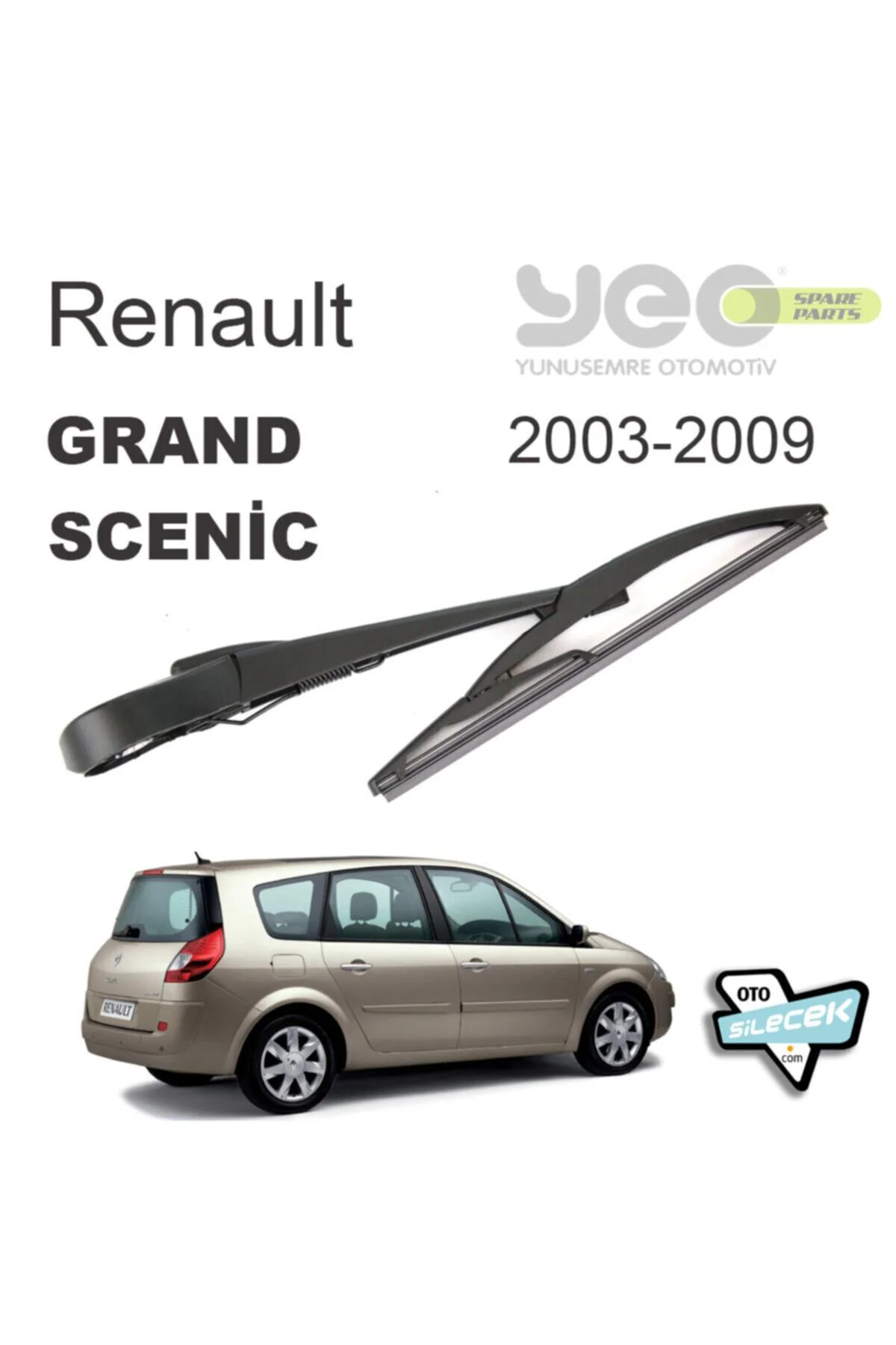 Renault Grand Scenic Arka Silecek Kolu Set 2003-2009