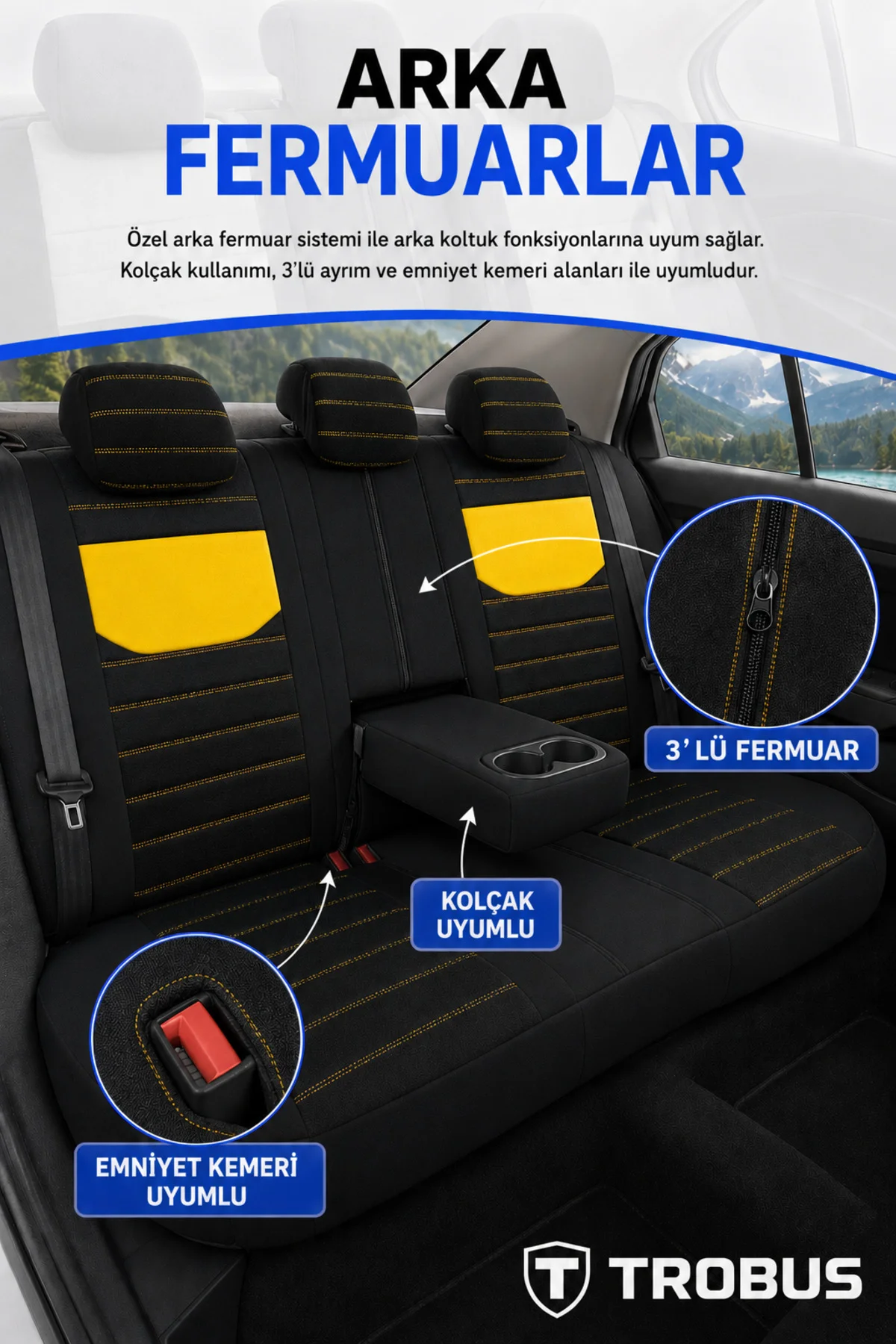 Renault Kadjar 2015 Sonrası Uyumlu Veyron Serisi Siyah Kırmızı Tay Tüyü Koltuk Kılıfı