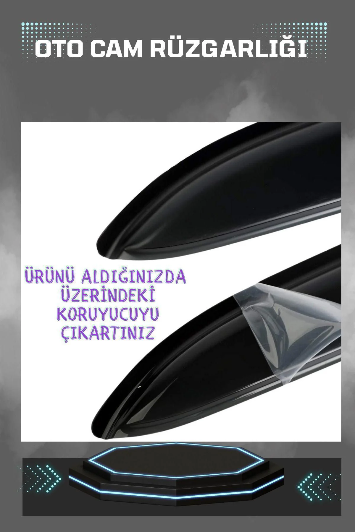 Renault Kango 2 2010 Cam Rüzgarlığı 4lü Takım