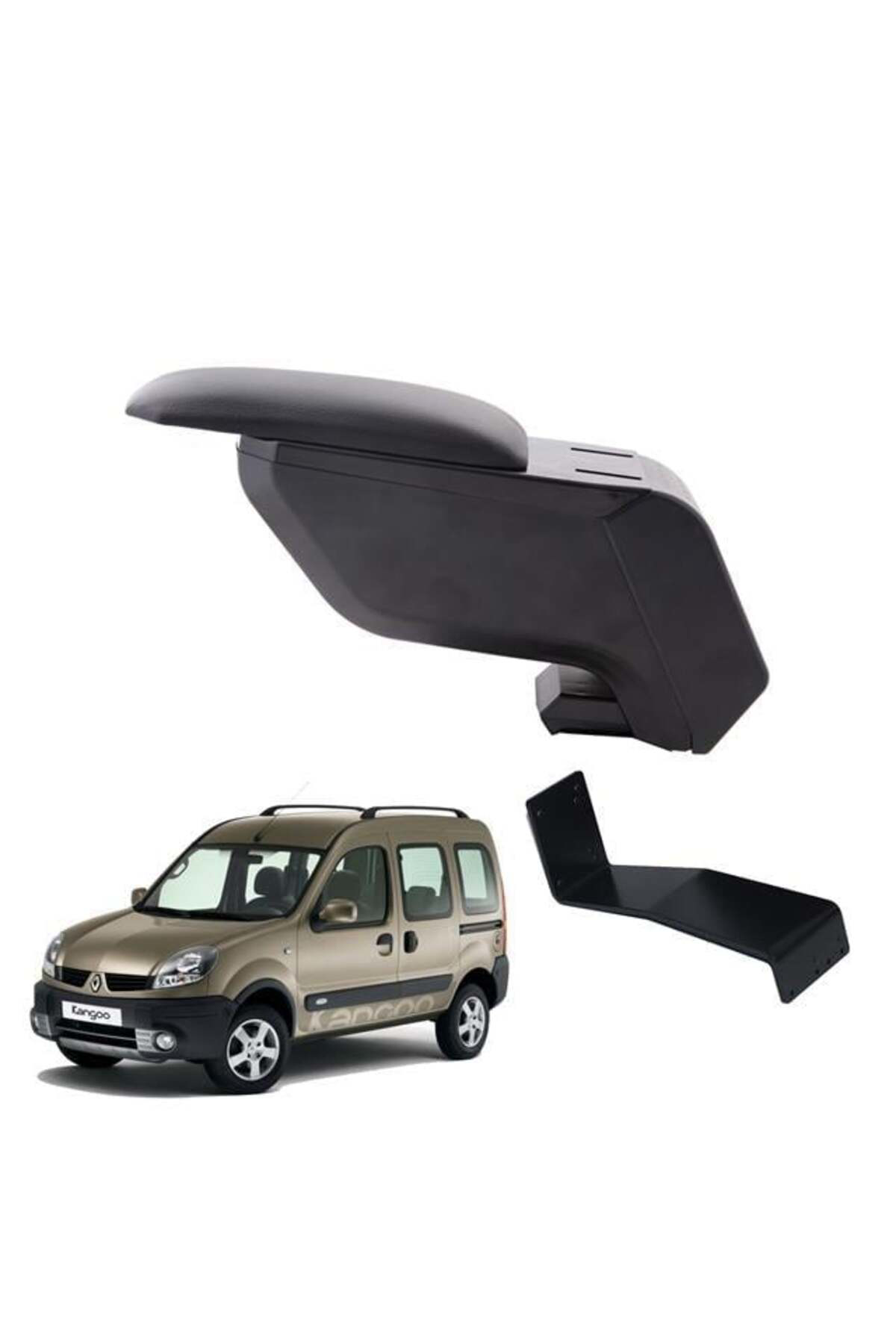 Renault Kangoo 2008 Delmesiz Çelik Ayaklı Siyah Kolçak Kol Dayama