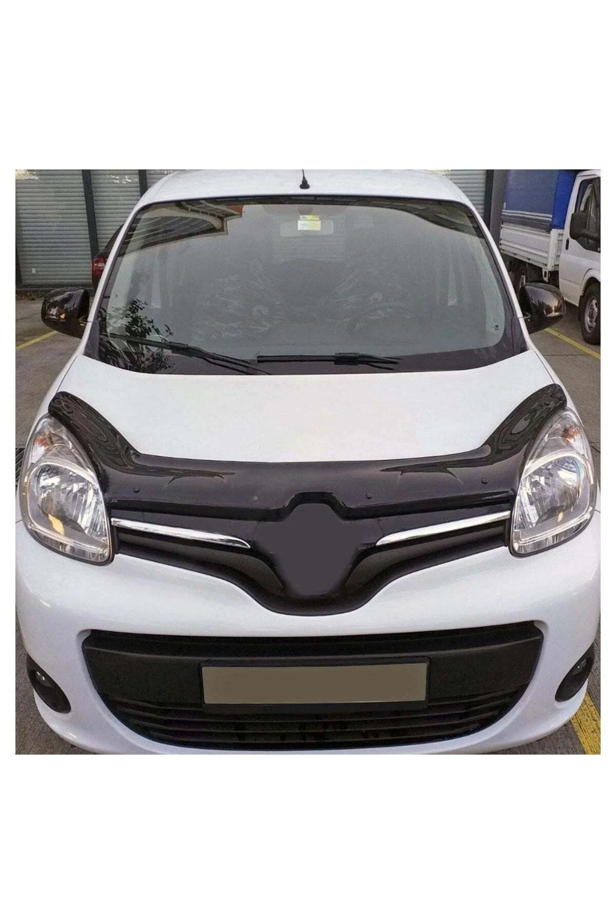 Renault Kangoo 2014 ve Sonrası Uyumlu Kaput Rüzgarlığı Ön Kaput Koruma ABS Parlak Siyah Renault Kangoo 2014 ve Sonrası Uyumlu Kaput Rüzgarlığı Ön Kaput Koruma ABS Parlak Siyah