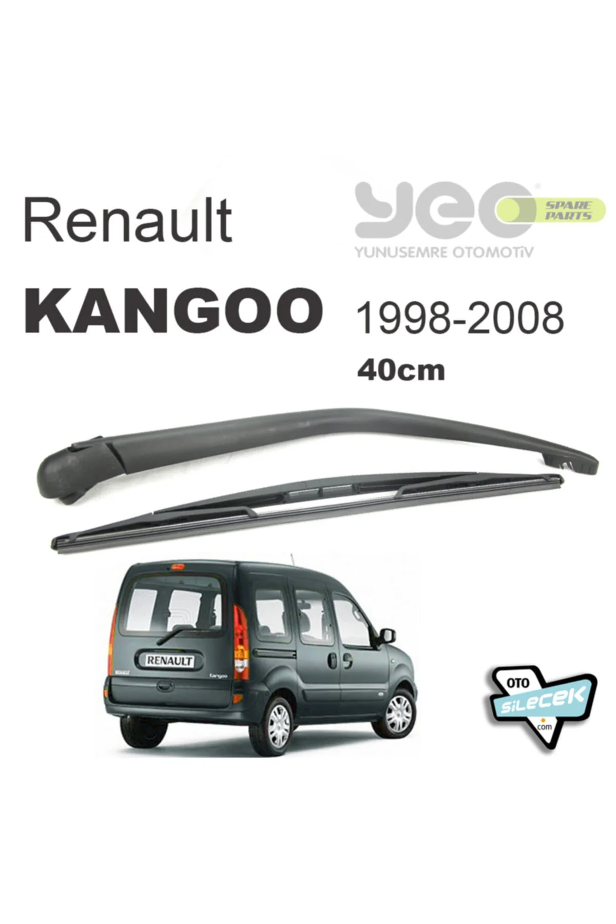 Renault Kangoo Arka Silecek Kolu Ve Süpürgesi 1998-2008