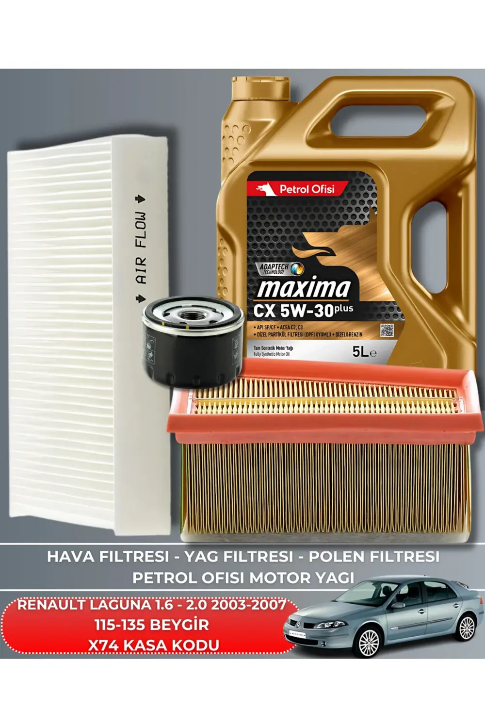 RENAULT LAGUNA 1.6 - 2.0 2003-2004-2005-2006-2007 115-135 BEYGİR