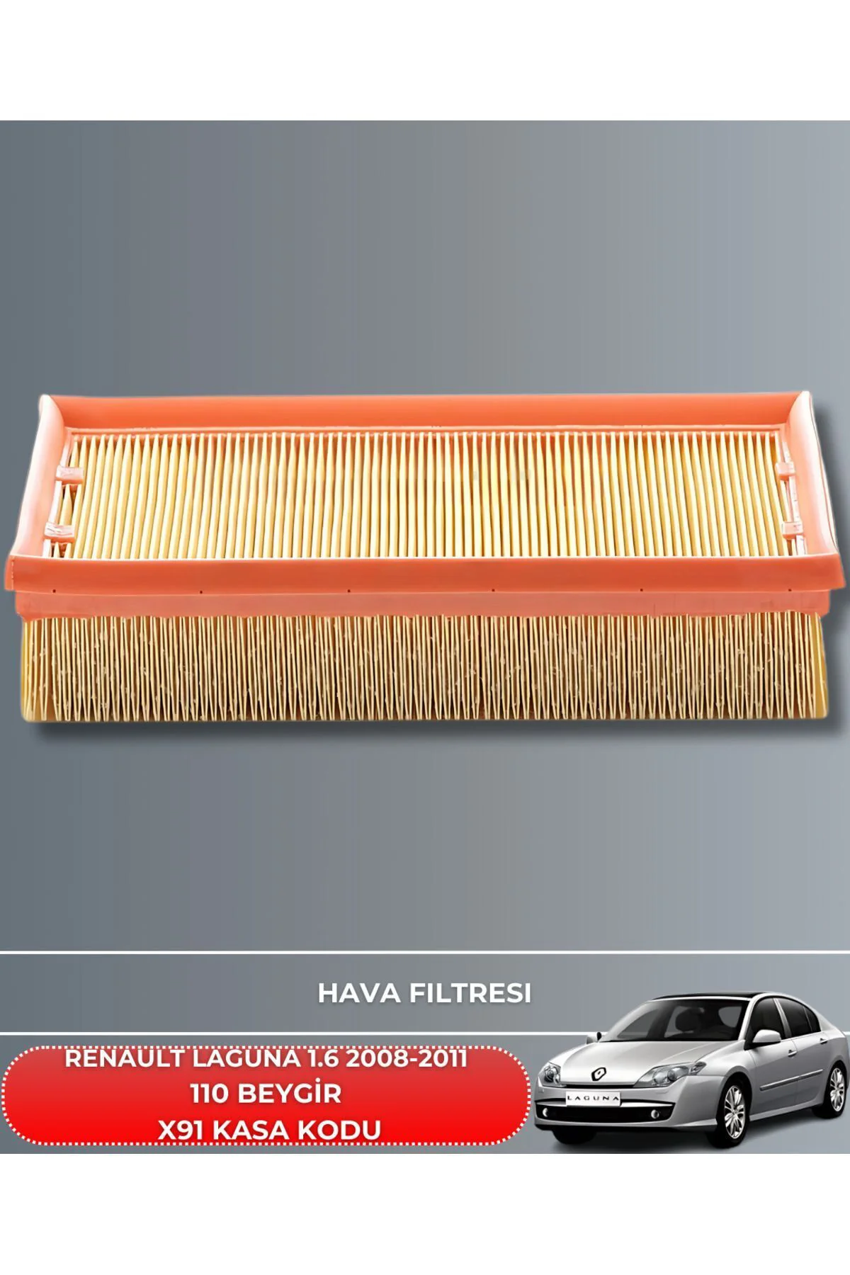RENAULT LAGUNA 1.6 2008-2011 Hp110 YAĞ BAKIM SETİ