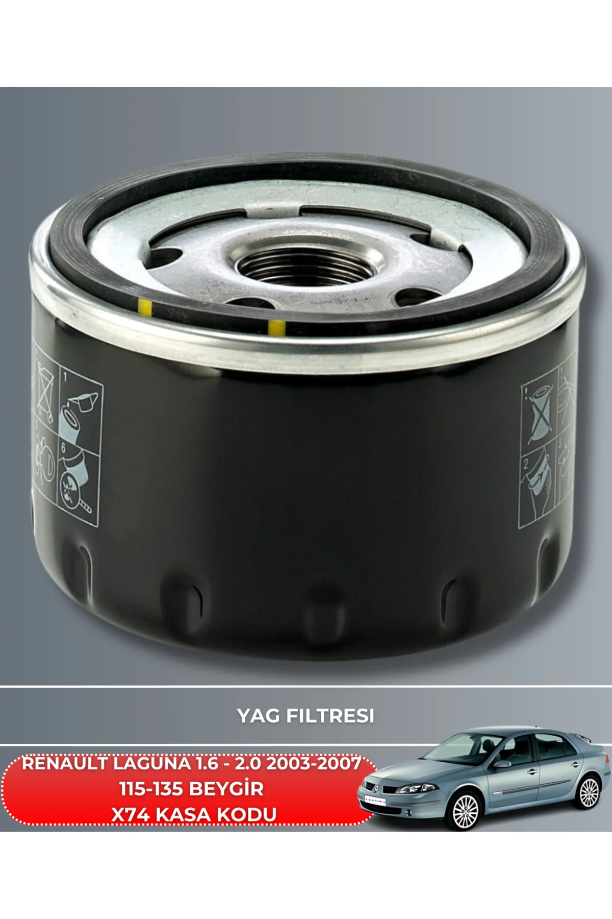 RENAULT LAGUNA 1.6 - 2.0 2003-2007 115-135 BEYGİR HAVA YAĞ POLEN 