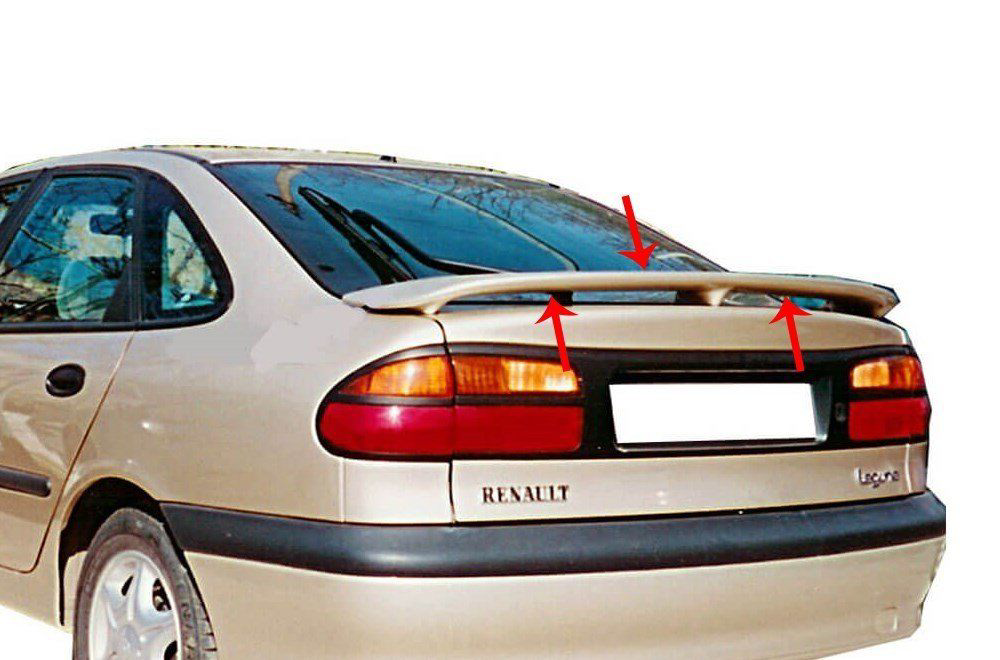 Renault Laguna Uyumlu 1 Spoiler Bagaj Yüksek (Işıksız) Fiber 1996