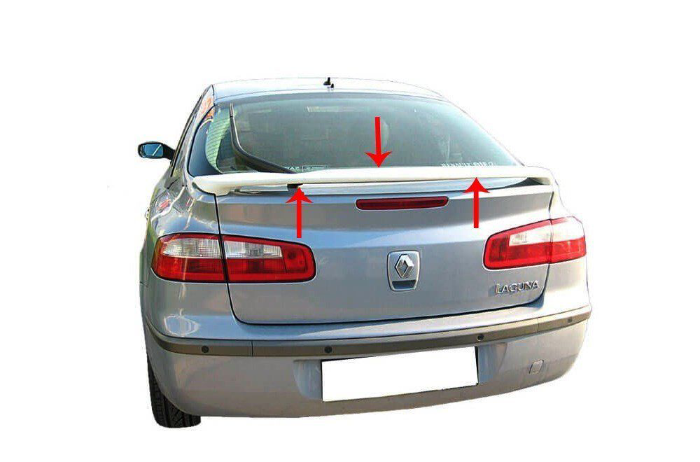 Renault Laguna Uyumlu 2 Spoiler Bagaj Yüksek (Işıksız) Fiber 2003
