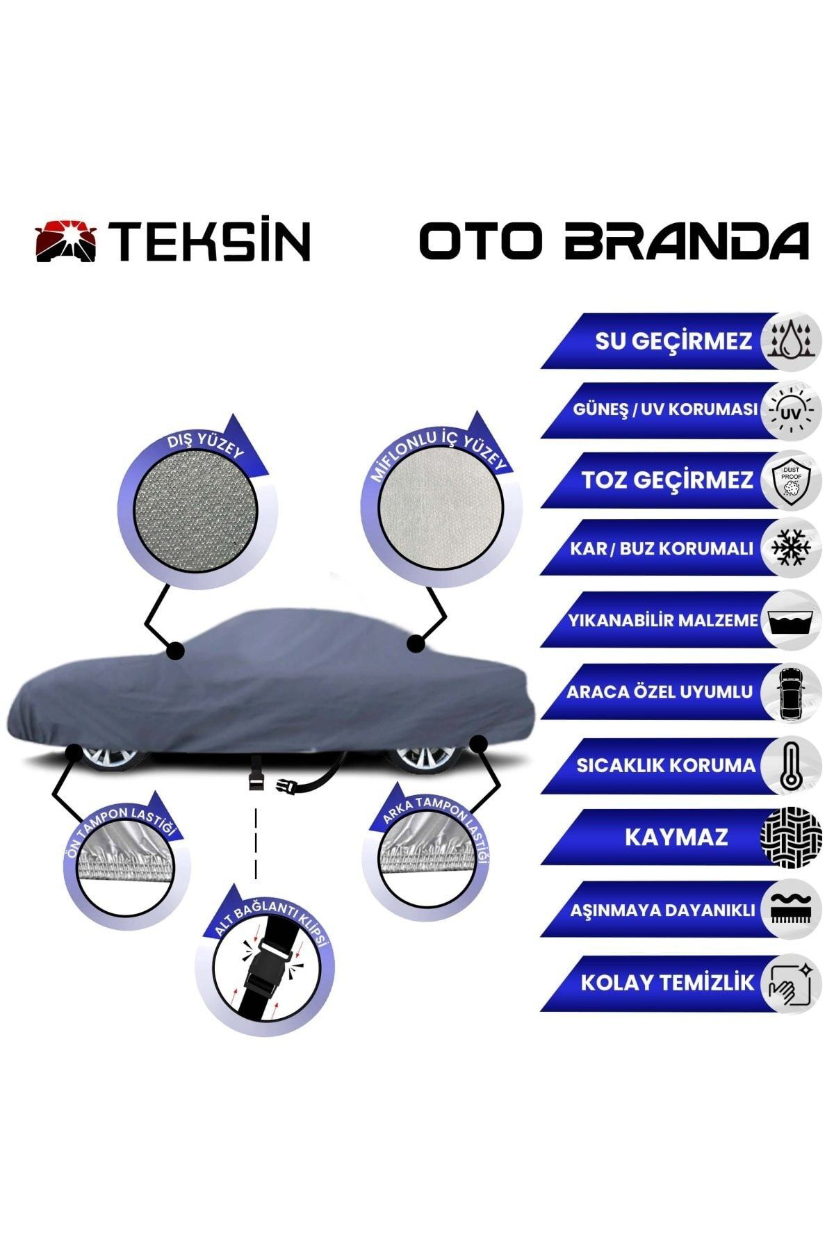 Renault Laguna 3 (2007-2015) Miflonlu Su Geçirmez Oto Branda Uv K