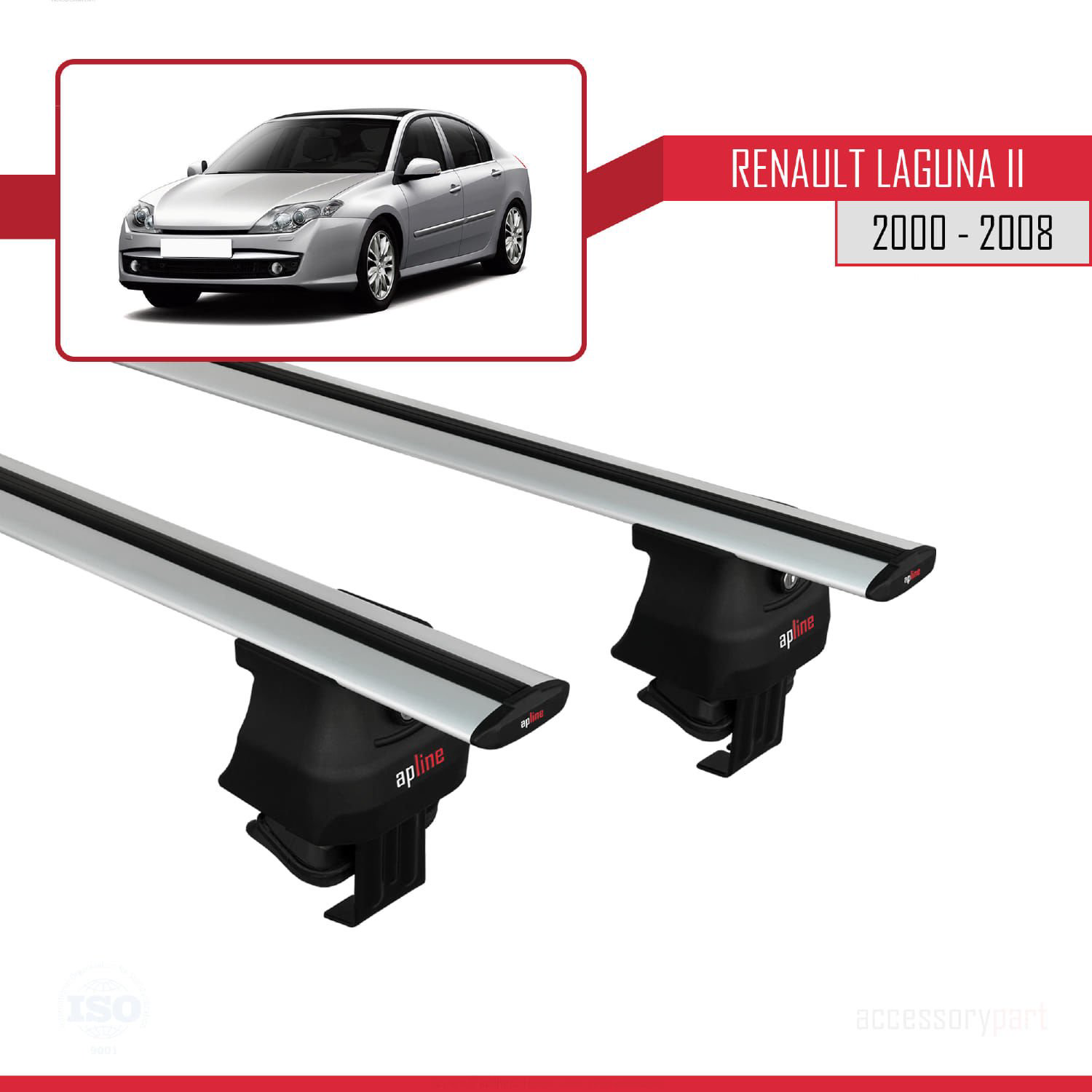 Renault Laguna II 2000-2008 Arası ile uyumlu ACE-4 Ara Atkı Tavan