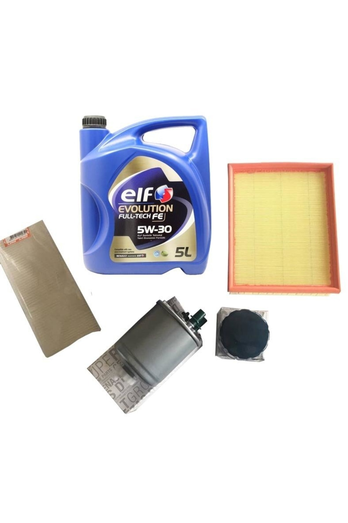 Elf Renault Latitude 1.5 Dci K9k Yağ Bakım Seti 5Li Set