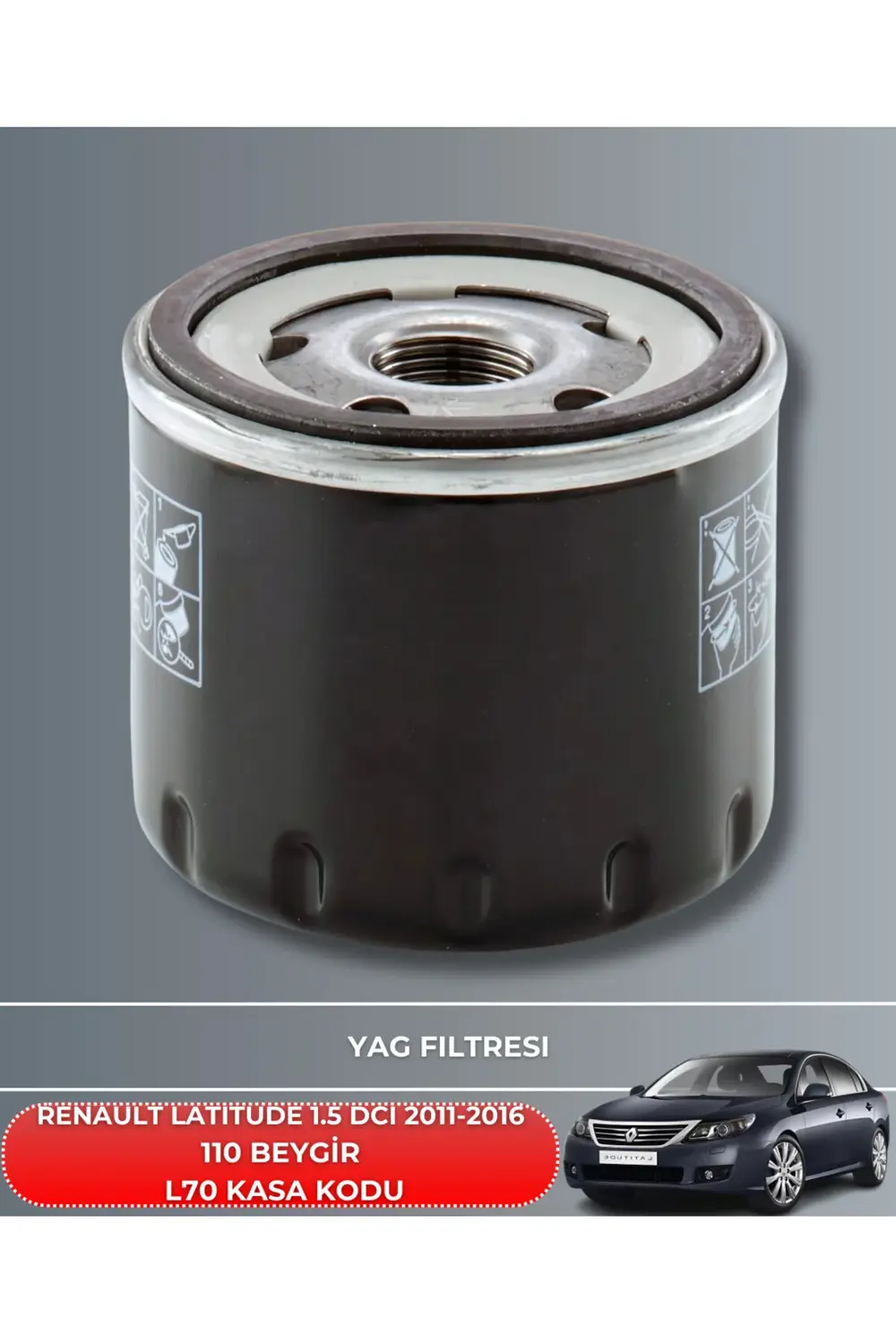 RENAULT LATITUDE 1.5 DCI 2011-2016 110 BEYGİR FİLTRE - YAĞ BAKIM