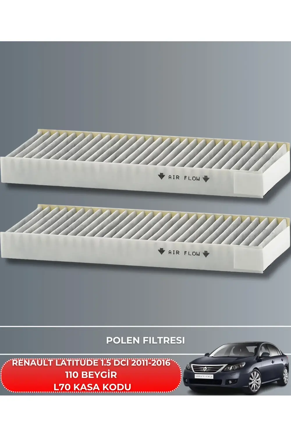 RENAULT LATITUDE 1.5 DCI 2011-2016 110 BEYGİR FİLTRE - YAĞ BAKIM