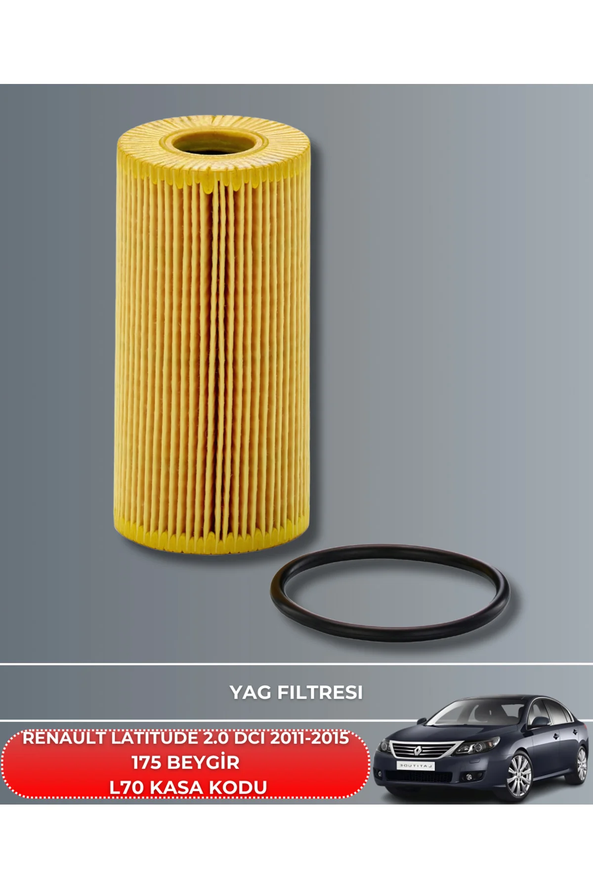 RENAULT LATITUDE 2.0 DCI 2011-2015 175 BEYGİR FİLTRE - YAĞ BAKIM SETİ
