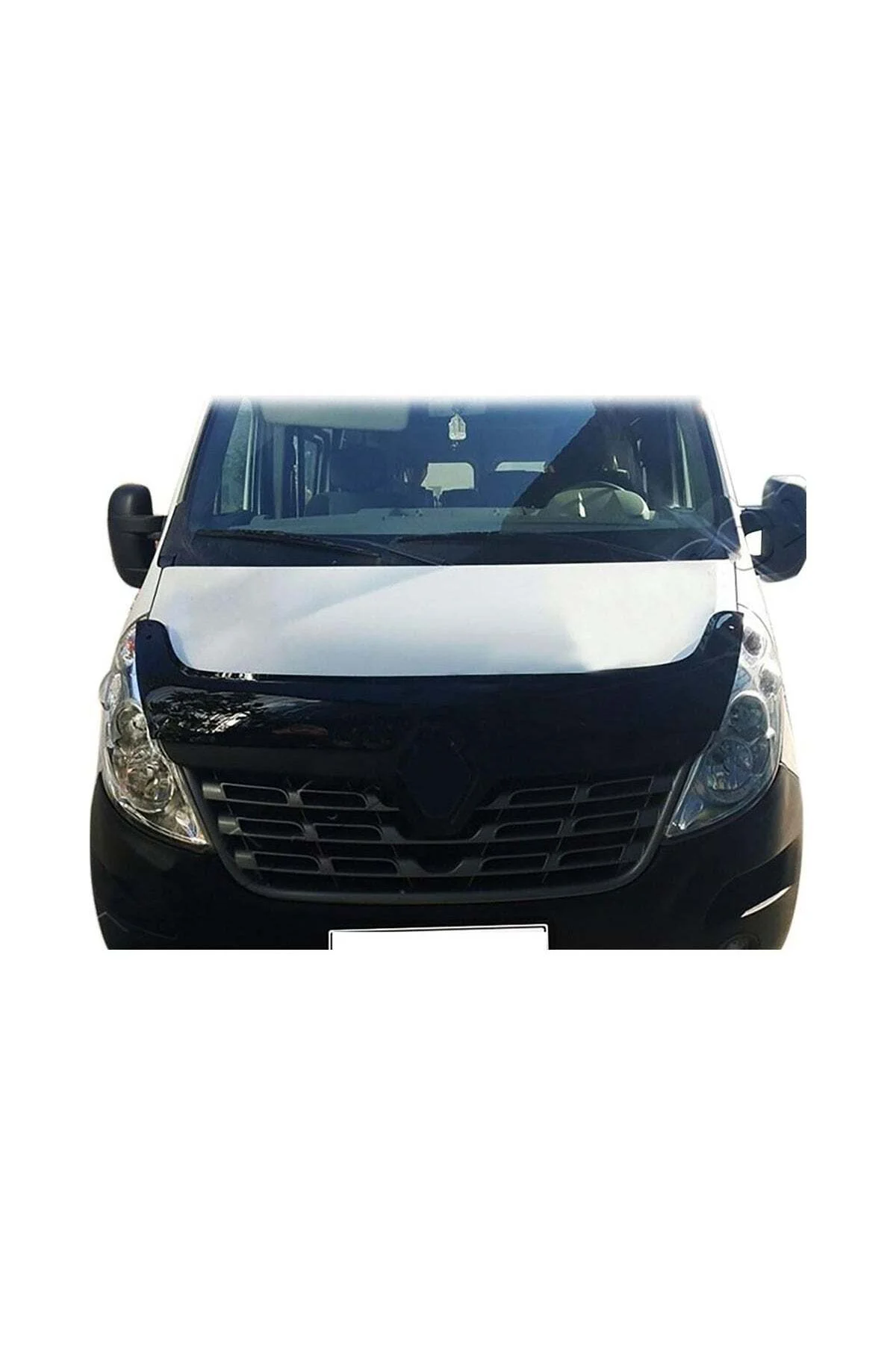 Renault Master 2014 ve Sonrası Uyumlu Kaput Rüzgarlığı Ön Kaput Koruma ABS Parlak Siyah Renault Master 2014 ve Sonrası Uyumlu Kaput Rüzgarlığı Ön Kaput Koruma ABS Parlak Siyah - Görsel 2