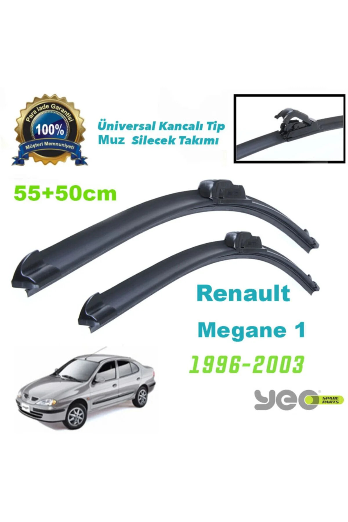 Renault Megane 1 Aeroflex Muz Silecek Takımı