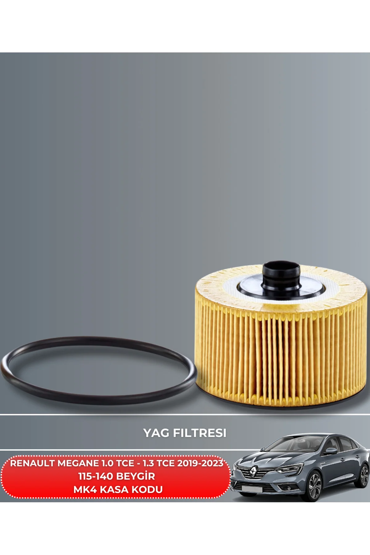 RENAULT MEGANE 1.0 TCE - 1.3 TCE 2019-2020-2021-2022-2023 115-140 BEYGİR FİLTRE - YAĞ BAKIM SETİ