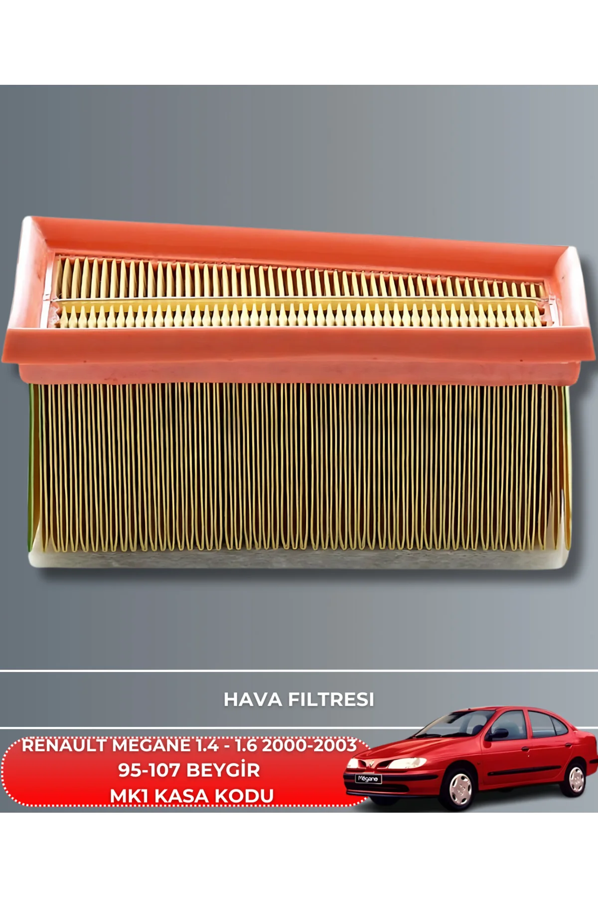 RENAULT MEGANE 1.4 - 1.6 2000-2001-2002-2003 95-107 BEYGİR HAVA YAĞ POLEN FİLTRE BAKIM SETİ