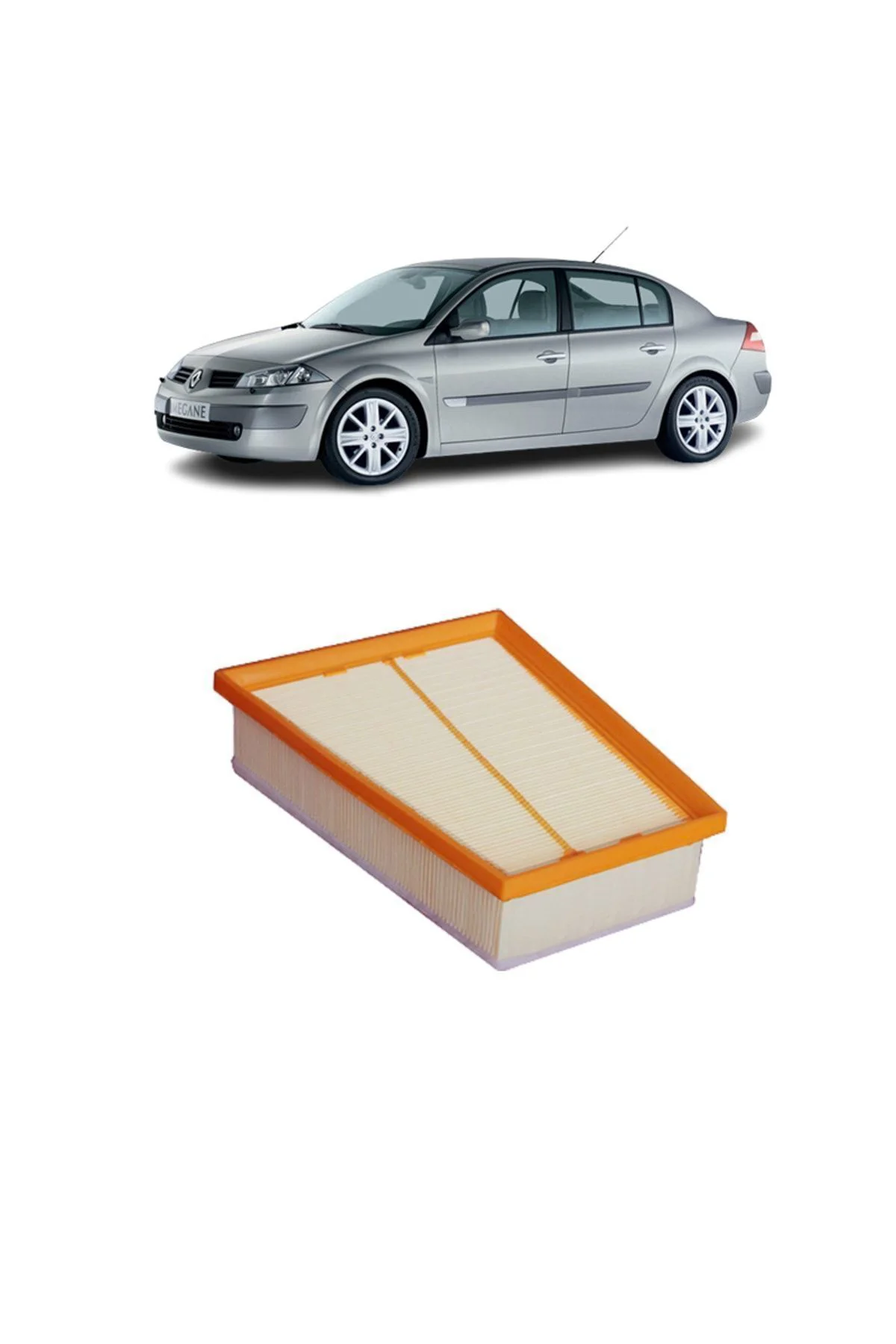 Renault Megane 2 3plus Karbon Filtre Bakım Seti 1.5 Dci Kruger Yağlı 2002-2005 Kit1071g