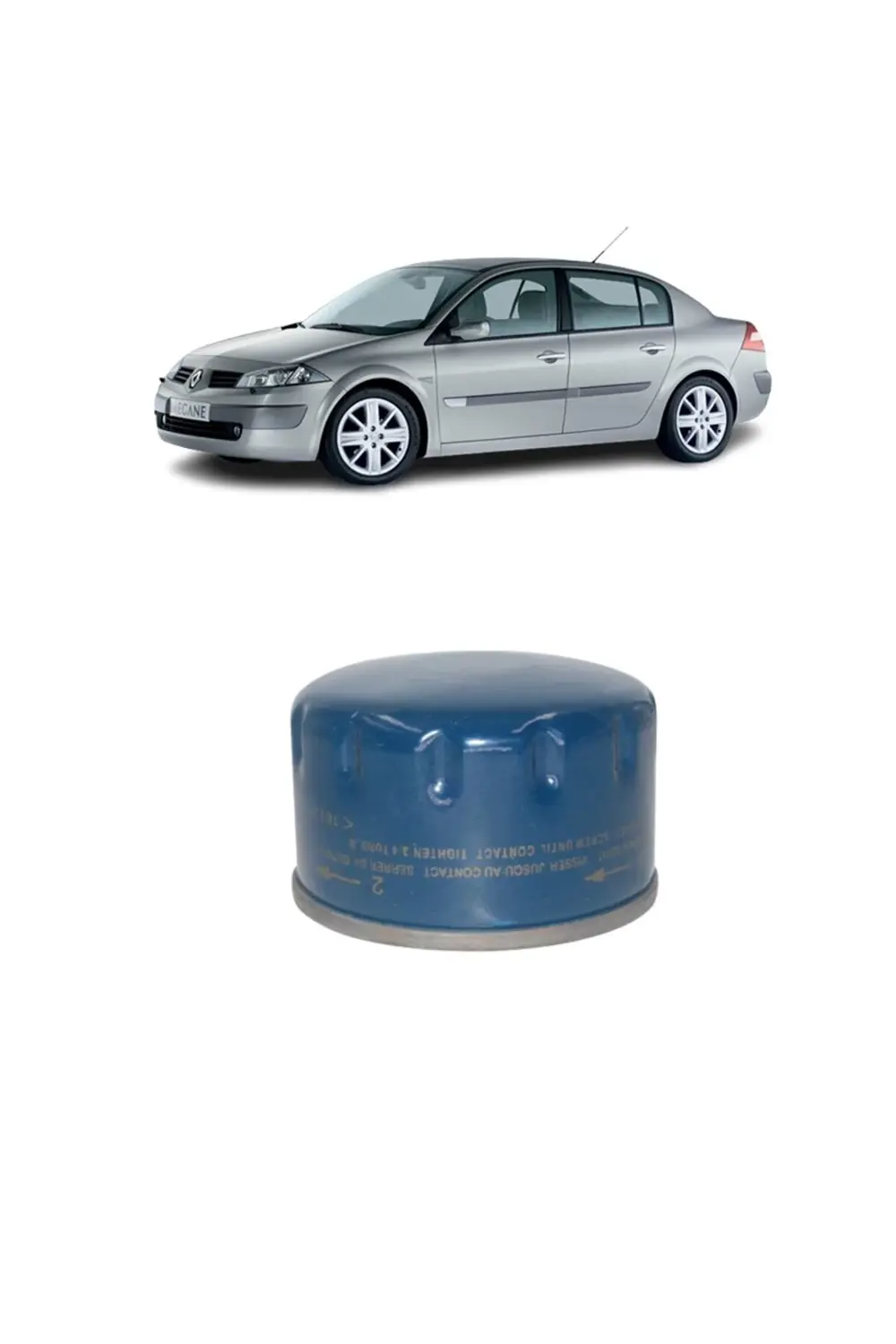 Renault Megane 2 3plus Filtre Bakım Seti 1.5 Dci Yağlı 2002-2005