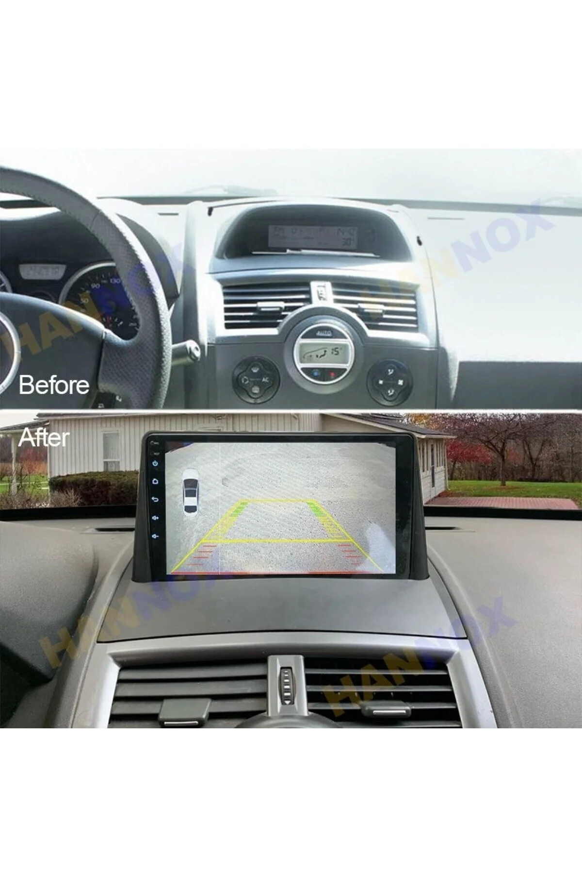 RENAULT MEGANE 2 ANDROİD 14 2-32 MULTİMEDYA CARPLAY-KAMERA-IPS