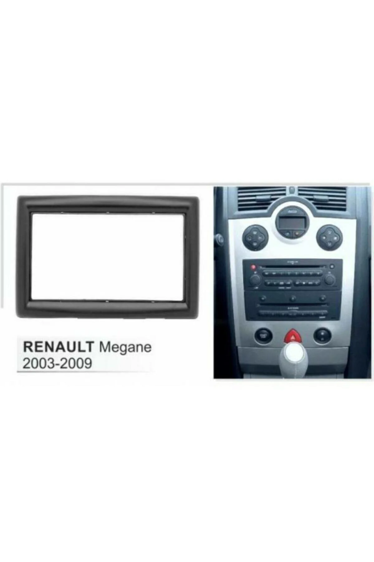Renault Megane 2 Double Teyp Çerçevesi