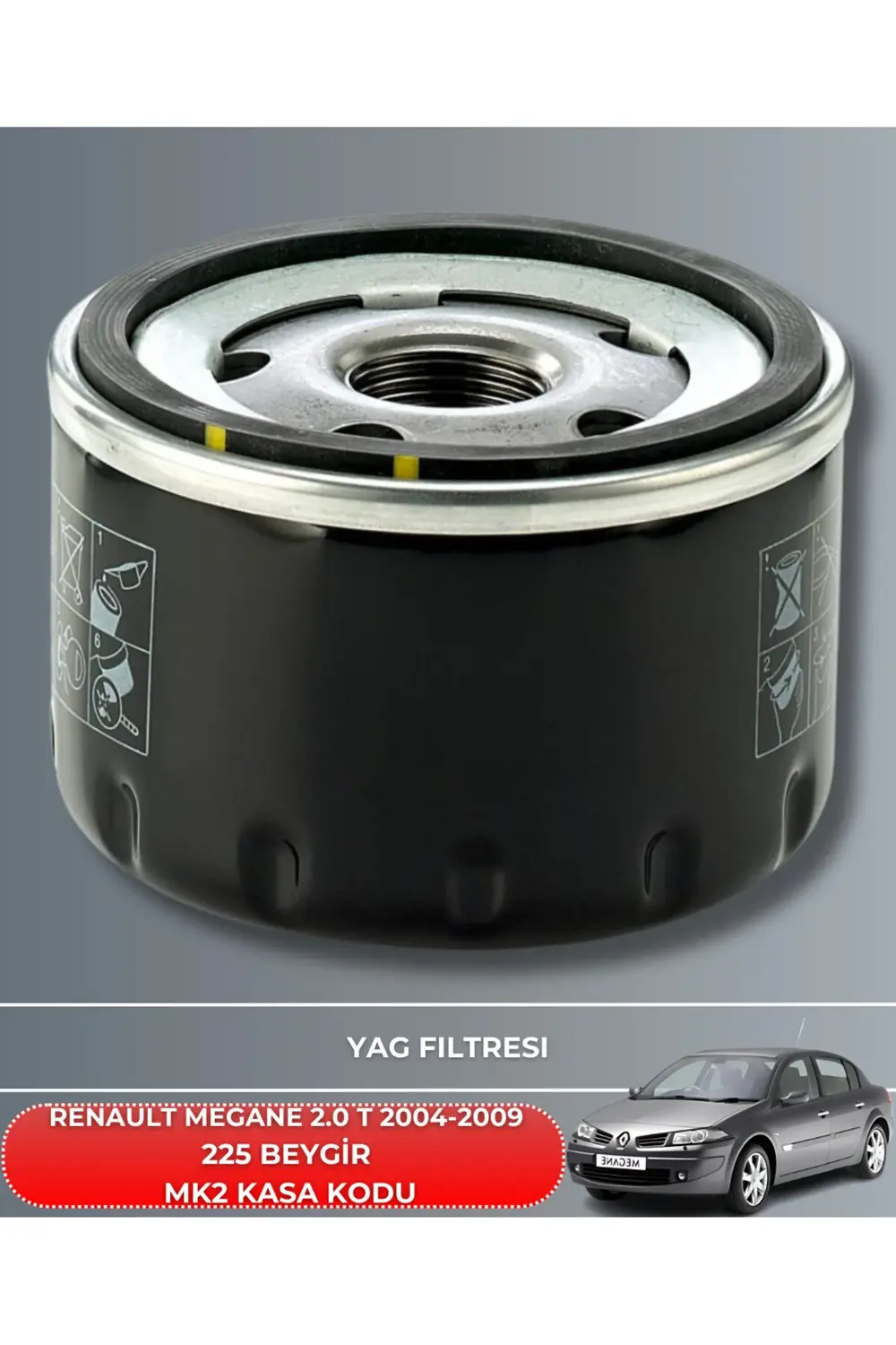 RENAULT MEGANE 2.0 T 2004-2005-2006-2007-2008-2009 225 BEYGİR HAV