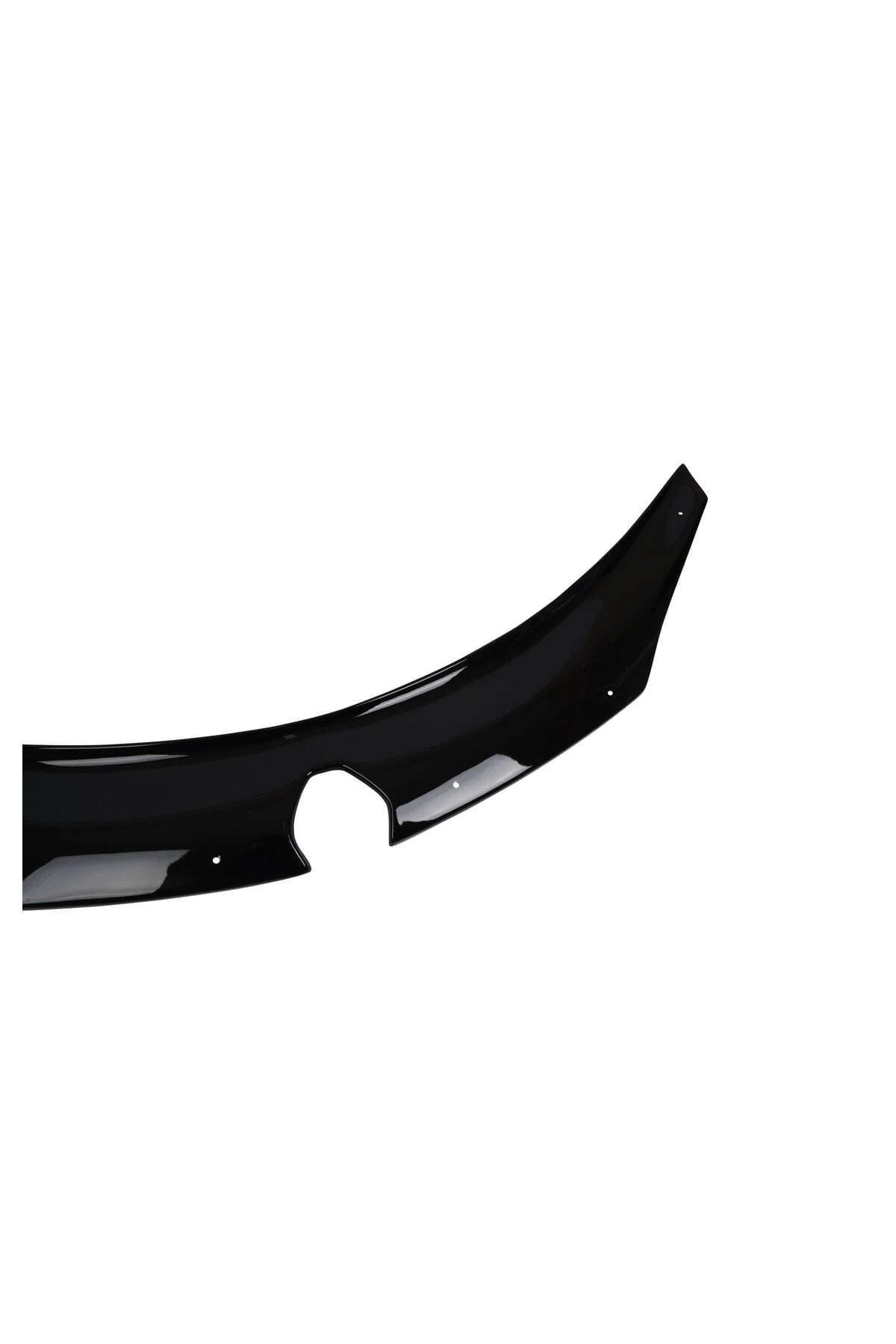 Renault Megane 4 Sedan 2016 ve Sonrası Uyumlu Kaput Rüzgarlığı Ön Kaput Koruma ABS Parlak Siyah Renault Megane 4 Sedan 2016 ve Sonrası Uyumlu Kaput Rüzgarlığı Ön Kaput Koruma ABS Parlak Siyah - Görsel 2