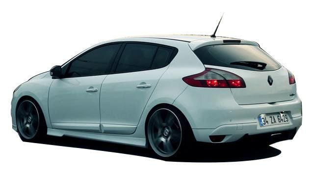 Renault Megane Uyumlu 3 (2009-2016) Sport Yan Marşpiyel Seti (Pla