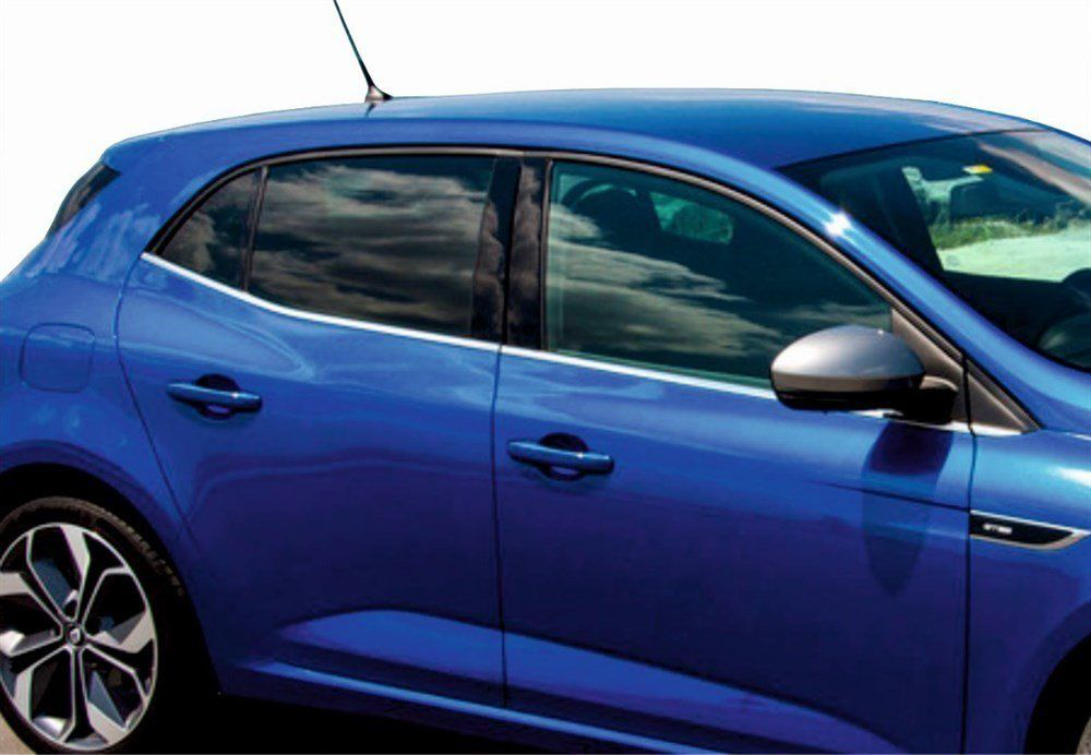 Renault Megane Uyumlu 4 Hatchback Cam Çıtası 6 Parça Krom 2017 Ve Renault Megane Uyumlu 4 Hatchback Cam Çıtası 6 Parça Krom 2017 Ve