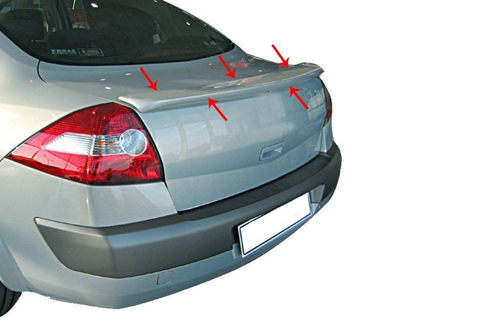 Renault Megane Uyumlu 2 Sedan Spoiler Bagaj Gt Fiber 2003-2008