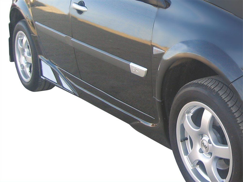 Renault Megane Uyumlu 2 Hatchback Marşpiyel Telli 2 Parça Fiber 2