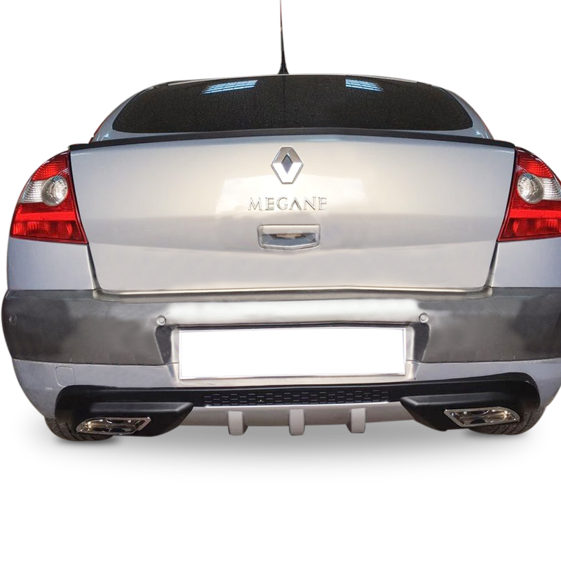 Renault Megane Uyumlu 2 Egzoz Görünümlü Universal Arka Tampon Eki Renault Megane Uyumlu 2 Egzoz Görünümlü Universal Arka Tampon Eki