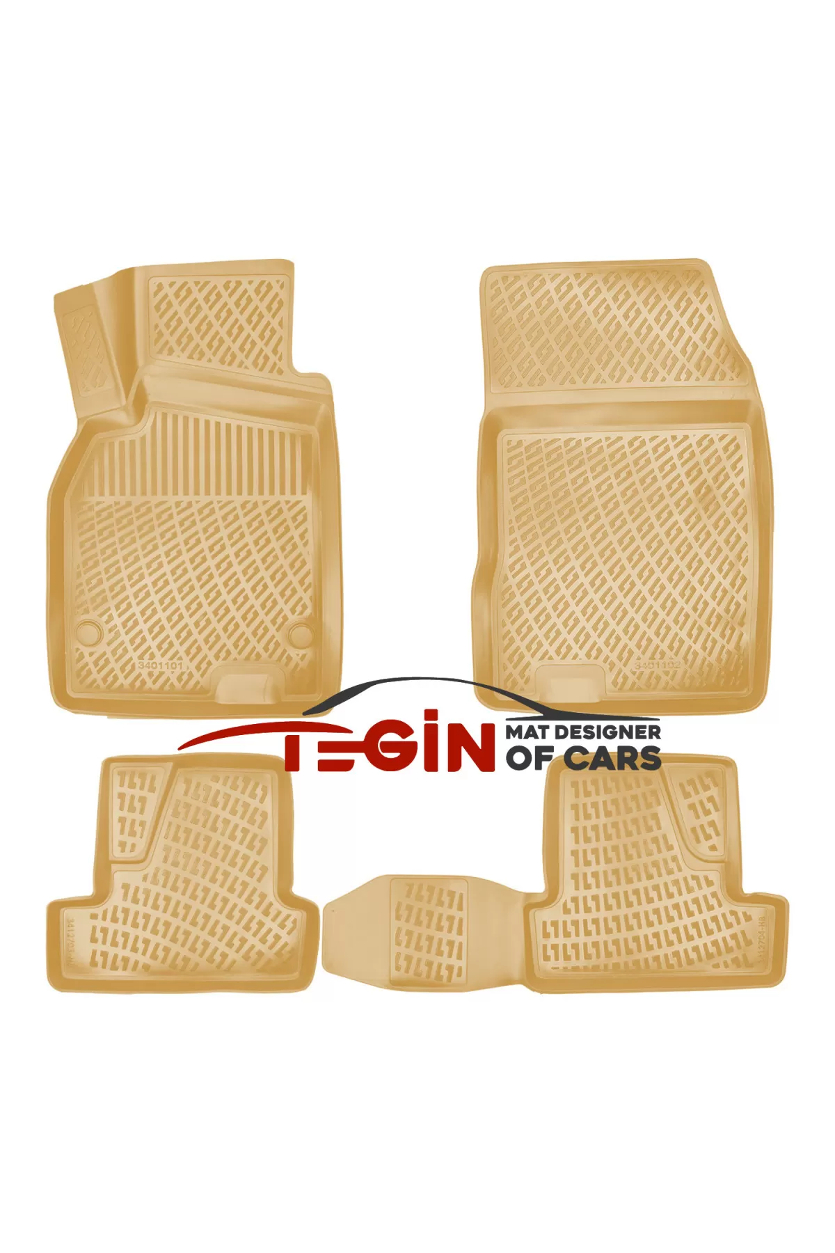 Renault Megane 3 HB 2009-2016 Bagaj Havuzu + Bej 3D Paspas