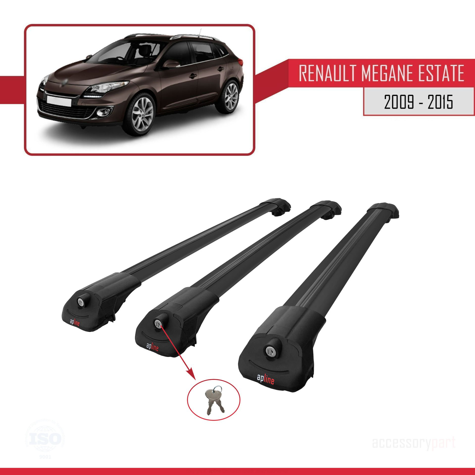 Renault Megane GRANDTOUR 2009-2015 Arası ile uyumlu ACE-1 Ara Atk