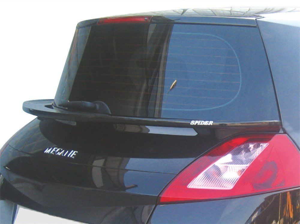 Renault Megane Uyumlu 2 Hatchback Spoiler Cam Altı Fiber 2003-200