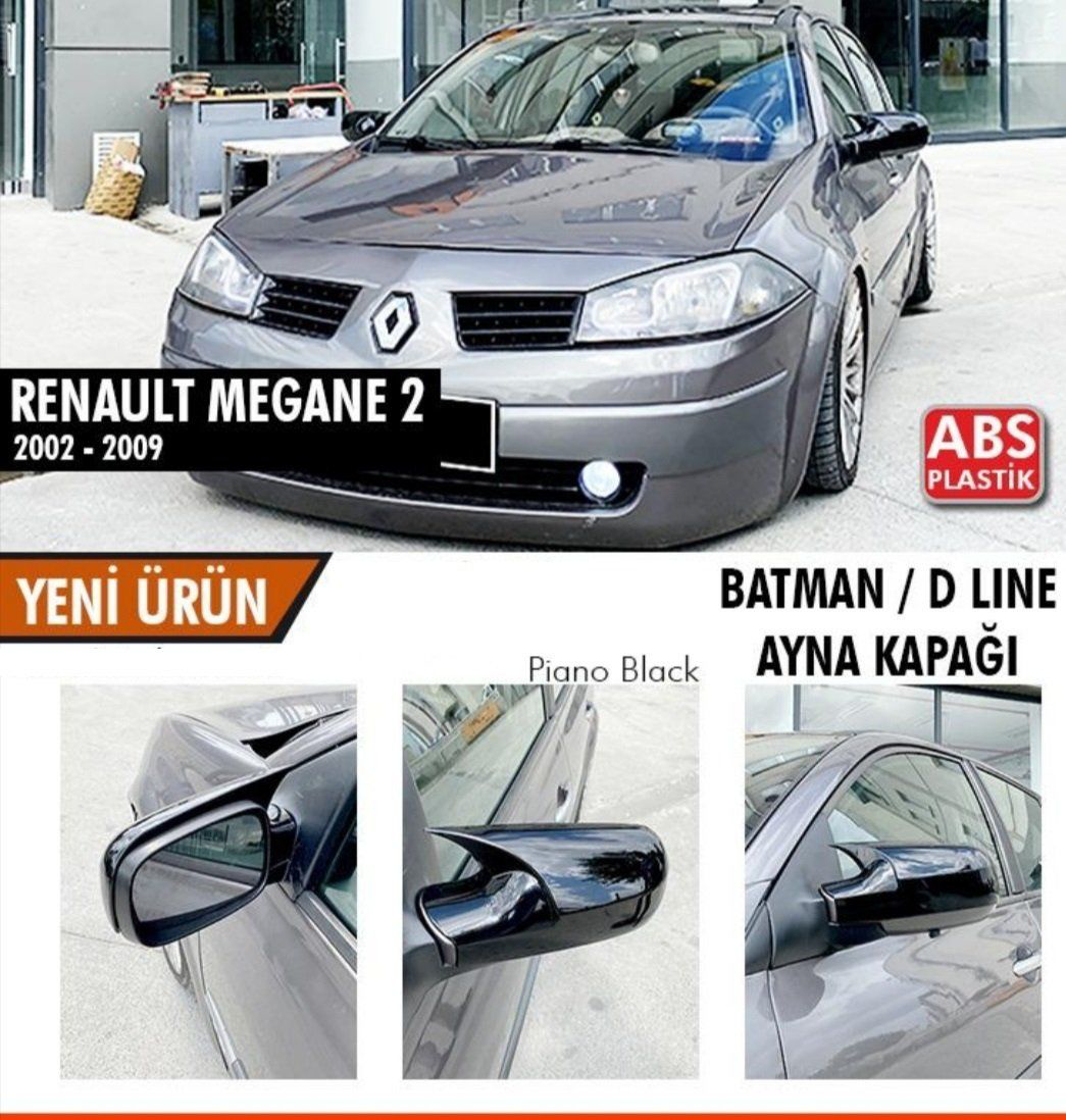 Renault Megane Uyumlu 2 (2002-2009) Batman Yarasa Ayna Kapağı (Pi Fiyatı, Yorumları ve Özellikleri