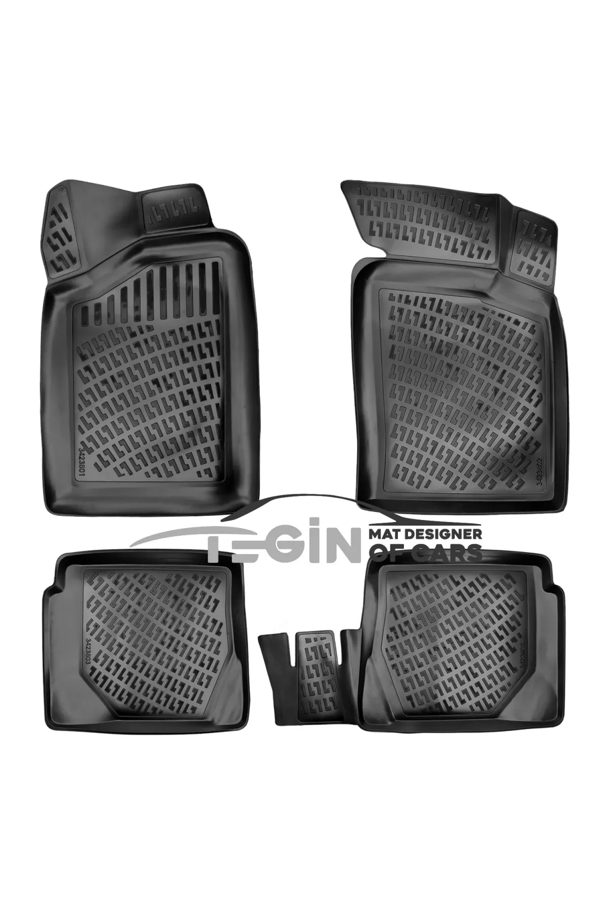 Renault Megane 1 2000 Bagaj Havuzu + Siyah 3D Paspas