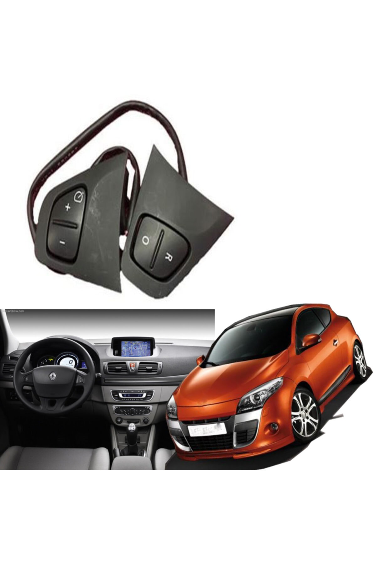 Crn Renault Megane İıı Direksiyon Kumanda Butonu Sağ Sol Takım