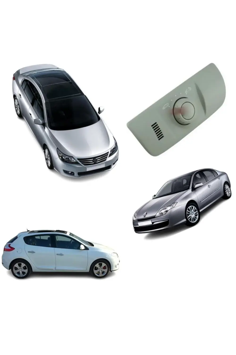 Renault Megane Iıı Laguna Iıı Latitude Sunroof Düğmesi Çerçeveli