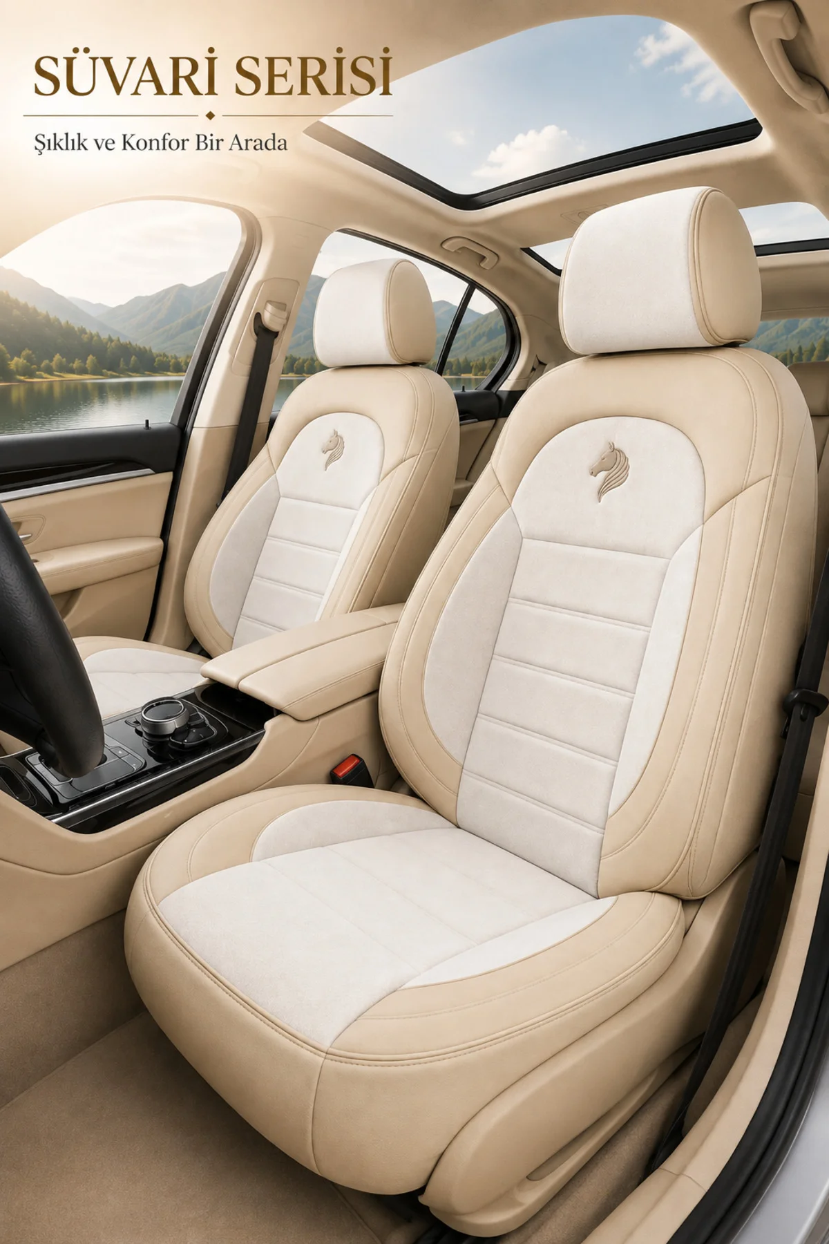 Renault Megane Iv 2016 ve Sonrası Uyumlu Süvari Serisi Tay Tüyü Bej Premium Koltuk Kılıfı Fiyatı, Yorumları ve Özellikleri