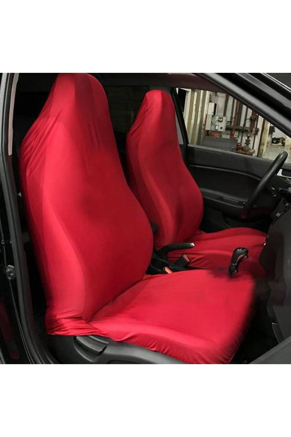 Renault R12 Uyumlu Koltuk Kılıfı Servis Kılıfı - Kırmızı