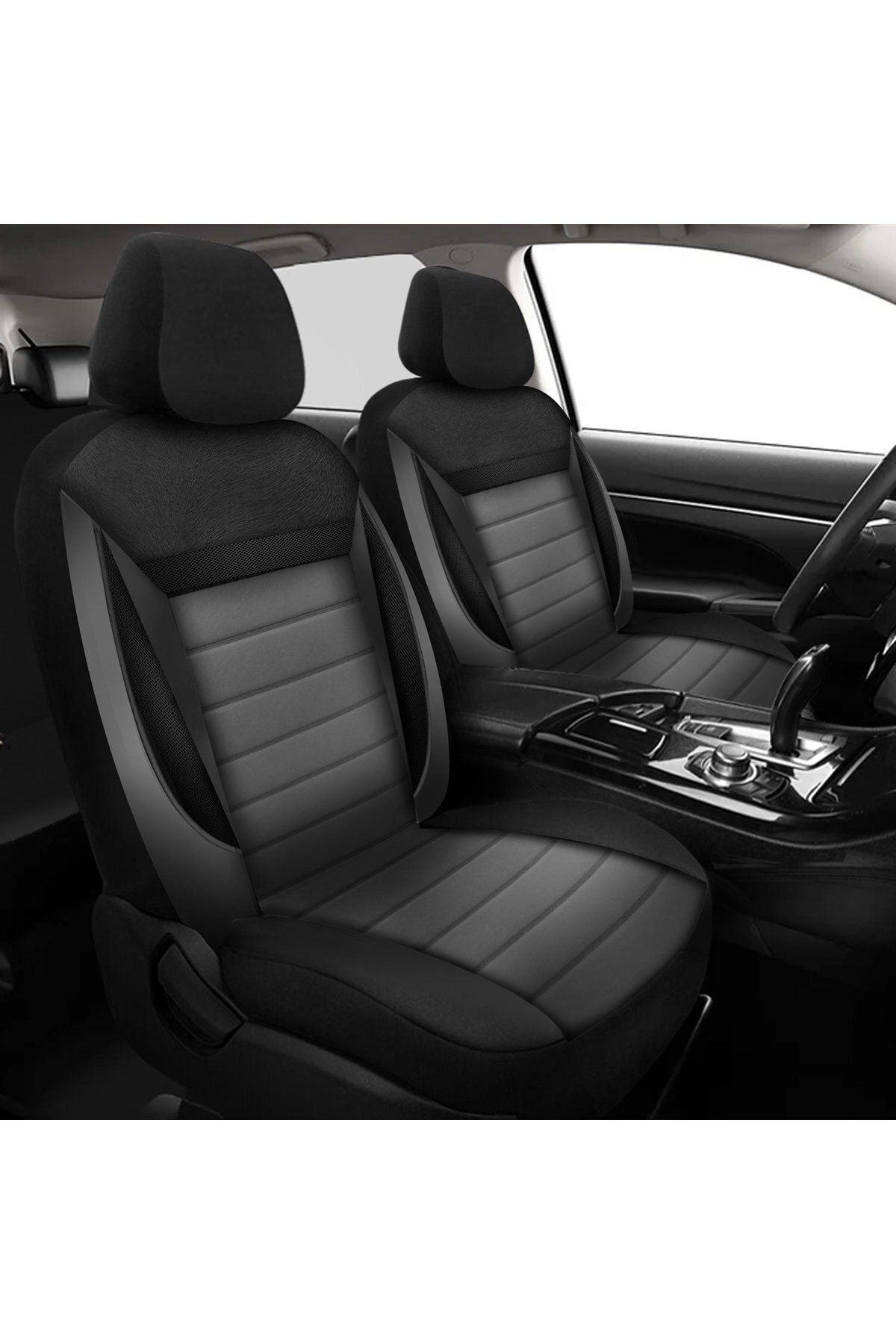 Renault R21 Uyumlu Koltuk Kılıfı Enigma Serisi - Gri