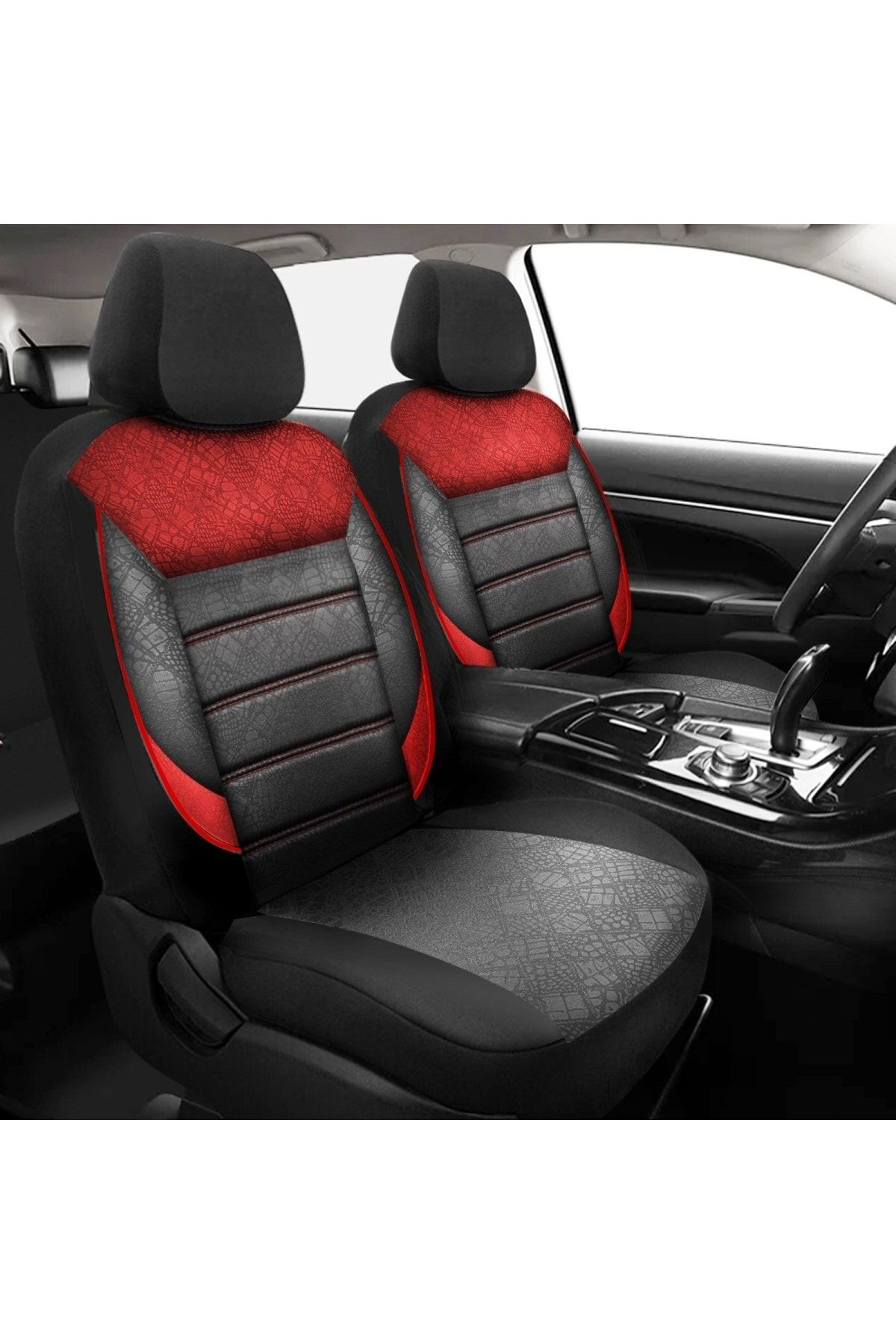 Renault R21 Uyumlu Koltuk Kılıfı Scorpion - Kırmızı