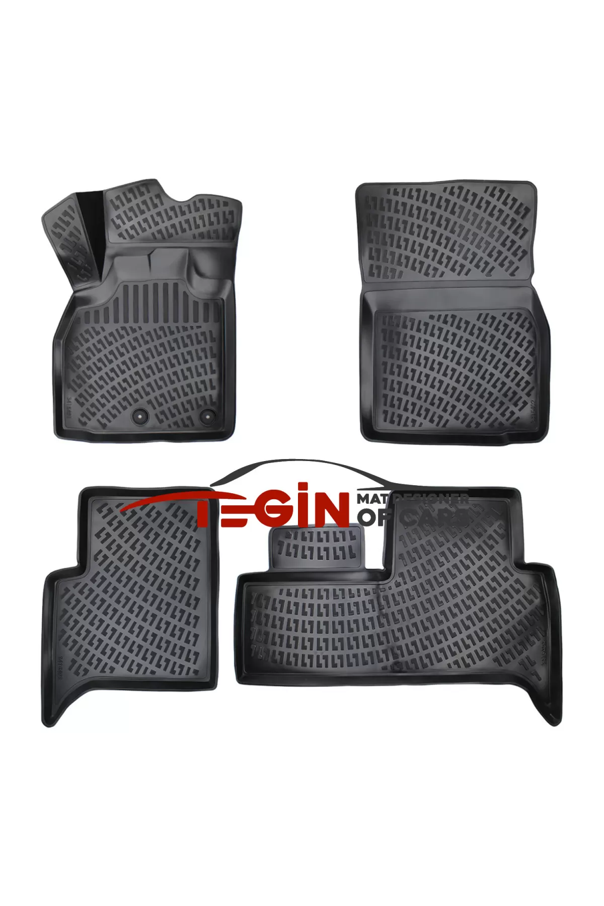 Renault Scenic 3 3D Havuzlu Paspas 2011 Siyah