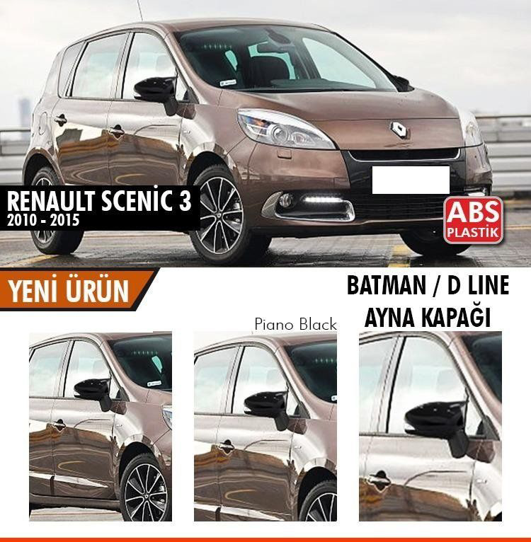Renault Scenic Uyumlu 3 (2010-2015) Sonrası Batman Yarasa Ayna Ka